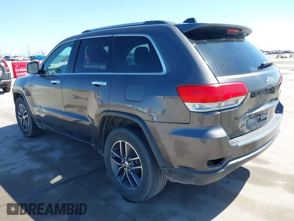 2017 Jeep Grand Cherokee Limited with VIN 1C4RJEBG9HC934177, listed as a IAAI auction lot 41767133 with 140,422 mi miles. Bid and sale history available at carsss.com. Image 3.