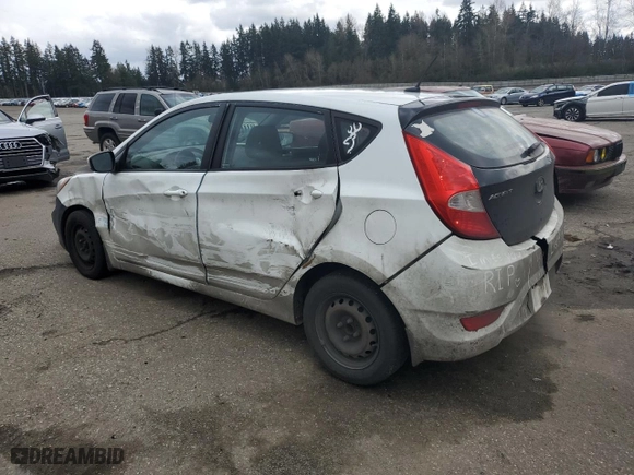 2013 Hyundai Accent GL with VIN KMHCT5AEXDU108535, listed as a Copart auction lot 48923565 with 176,246 mi miles and Salvage Title. Bid and sale history available at carsss.com. Image 2.