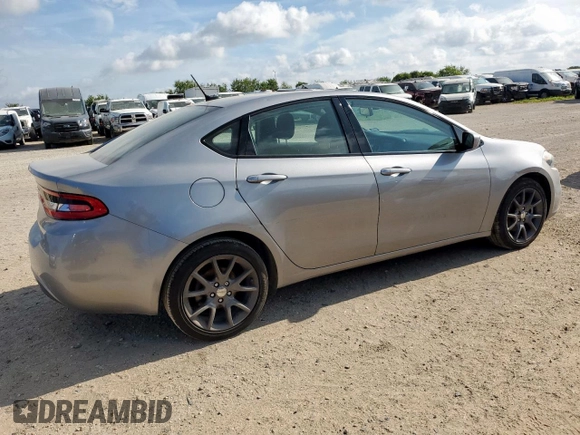 2016 Dodge Dart SE z VIN 1C3CDFAA3GD637032, wystawiony jako Copart lot #65742425 z przebiegiem 91 268 mil mil oraz Czysty tytuł • Clean title. Historia ofert i sprzedaży dostępna na DreamBid. Obrazek 3.