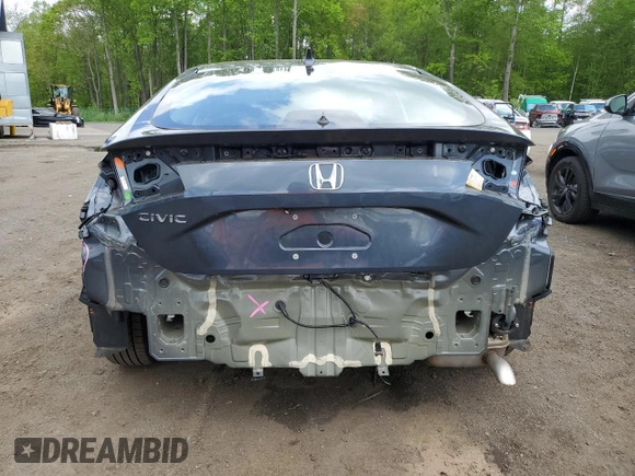 2024 Honda Civic LX с VIN 19XFL2H52RE023572, выставлен на аукционе Copart как лот 55791845 с пробегом 12 632 миль миль и Списание • Salvage title. История ставок и продаж доступна на DreamBid. Изображение 6.