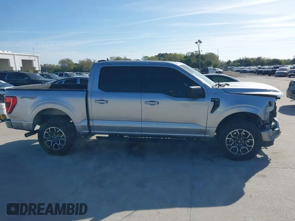 2023 Ford F-150 XL with VIN 1FTFW1E82PFA40245, listed as a IAAI auction lot 41696814 with 31,782 mi miles. Bid and sale history available at carsss.com. Image 13.