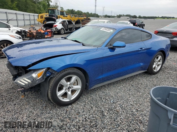 2017 Ford Mustang V6 with VIN 1FA6P8AM8H5238687, listed as a Copart auction lot 62846305 with 110,300 mi miles and Salvage title. Bid and sale history available at DreamBid. Image 1.