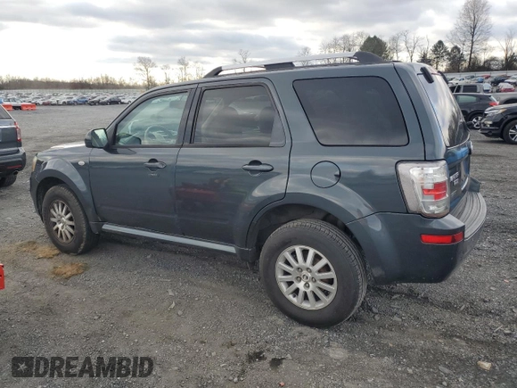 2009 Mercury Mariner Premier with VIN 4M2CU87769KJ12784, listed as a Copart auction lot 82487034 with 157,456 mi miles and Salvage Title. Bid and sale history available at carsss.com. Image 2.