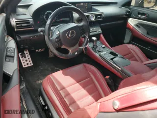 2015 Lexus RC 350 with VIN JTHHE5BC4F5002532, listed as a Copart auction lot 61462854 with 76,565 mi miles and Salvage Title. Bid and sale history available at carsss.com. Image 8.
