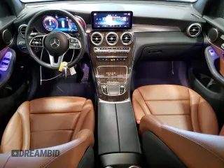 2022 Mercedes-Benz GLC 300 with VIN W1N0G8EB4NV374506, listed as a Copart auction lot 54725765 with 52,518 mi miles and Salvage Title. Bid and sale history available at DreamBid. Image 8.