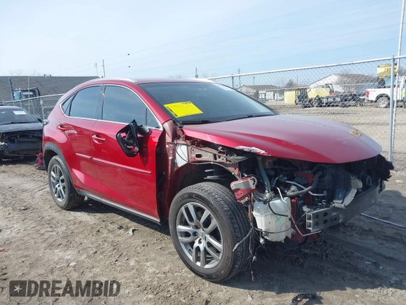 2015 Lexus NX 200t z VIN JTJBARBZXF2012186, wystawiony jako IAAI lot #41768256 z przebiegiem 153 919 mil mil oraz . Historia ofert i sprzedaży dostępna na DreamBid. Obrazek 1.