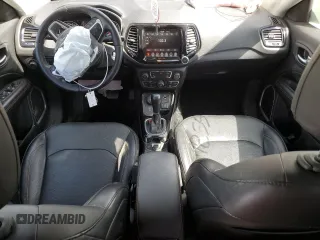 2021 Jeep Compass Limited with VIN 3C4NJDCB2MT504338, listed as a Copart auction lot 55985595 with 19,735 mi miles and Salvage Title. Bid and sale history available at DreamBid. Image 8.