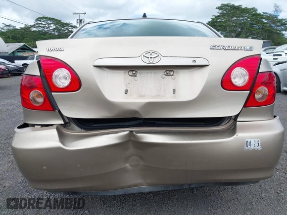 2008 Toyota Corolla CE with VIN 1NXBR32E58Z947107, listed as a IAAI auction lot 40272104 with 186,643 mi miles and . Bid and sale history available at DreamBid. Image 6.