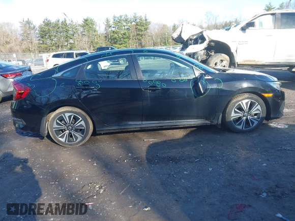 2017 Honda Civic Sedan EX-L with VIN 19XFC1F79HE214063, listed as a IAAI auction lot 41823628 with 45,314 mi miles. Bid and sale history available at carsss.com. Image 13.