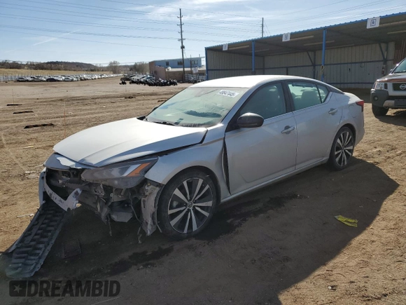 2021 Nissan Altima 2.5 SR with VIN 1N4BL4CV1MN309876, listed as a Copart auction lot 48847445 with 75,351 mi miles and Salvage Title. Bid and sale history available at carsss.com. Image 1.