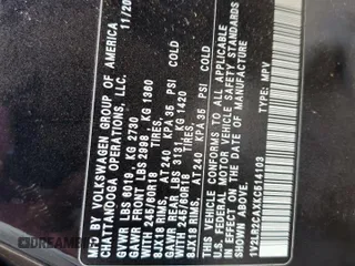 2019 Volkswagen Atlas SE с VIN 1V2LR2CAXKC514103, выставлен на аукционе Copart как лот 62536415 с пробегом 56 586 миль миль и Списание • Salvage title. История ставок и продаж доступна на DreamBid. Изображение 12.