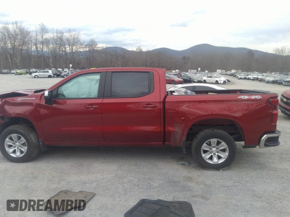 2023 Chevrolet Silverado 1500 LT with VIN 1GCUDDE88PZ333015, listed as a IAAI auction lot 41620991 with 1 mi miles. Bid and sale history available at carsss.com. Image 14.