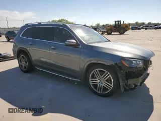 2020 Mercedes-Benz GLS 450 with VIN 4JGFF5KE6LA270035, listed as a Copart auction lot 47858464 with 43,862 mi miles and . Bid and sale history available at DreamBid. Image 4.