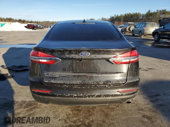 2019 Ford Fusion SEL with VIN 3FA6P0CD2KR222309, listed as a Copart auction lot 42628695 with 85,456 mi miles and Salvage Title. Bid and sale history available at carsss.com. Image 6.