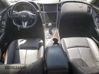 2019 Infiniti Q50 Luxe with VIN JN1EV7AP7KM516284, listed as a Copart auction lot 61647345 with 71,217 mi miles and Salvage title. Bid and sale history available at DreamBid. Image 8.