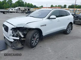 2019 Jaguar F-Pace 25t Prestige with VIN SADCK2GX3KA602396, listed as a IAAI auction lot 42377936 with 58,274 mi miles and . Bid and sale history available at DreamBid. Image 17.