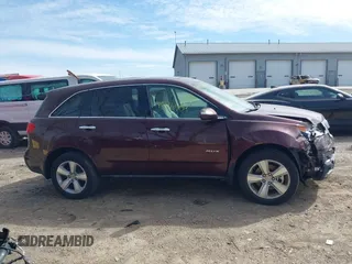 2010 Acura MDX Technology Pkg with VIN 2HNYD2H65AH505244, listed as a IAAI auction lot 41816959 with 139,807 mi miles. Bid and sale history available at carsss.com. Image 13.