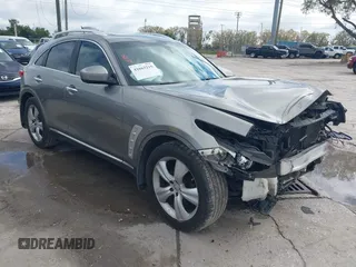 2009 Infiniti FX with VIN JNRAS18U39M101020, listed as a IAAI auction lot 41663215 with 210,583 mi miles and . Bid and sale history available at DreamBid. Image 1.