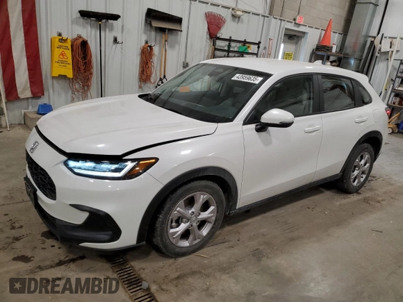 2024 Honda HR-V LX with VIN 3CZRZ2H3XRM772792, listed as a Copart auction lot 43959635 with 4,163 mi miles and Salvage title. Bid and sale history available at DreamBid. Image 1.