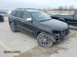 2018 Jeep Grand Cherokee Limited with VIN 1C4RJFBG8JC389892, listed as a IAAI auction lot 41824704 with 40,516 mi miles and . Bid and sale history available at DreamBid. Image 1.