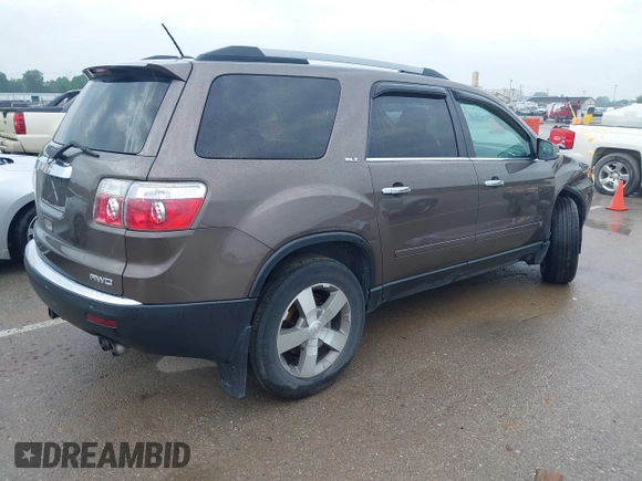 2010 GMC Acadia SLT1 with VIN 1GKLVMED4AJ149285, listed as a IAAI auction lot 42420995 with 191,171 mi miles and . Bid and sale history available at DreamBid. Image 4.