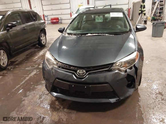 2016 Toyota Corolla L with VIN 2T1BURHE9GC517167, listed as a IAAI auction lot 41829083 with 87,322 mi miles. Bid and sale history available at carsss.com. Image 6.