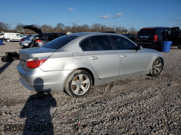 2005 BMW 5 Series 530i with VIN WBANA73585B816112, listed as a Copart auction lot 86189394 with 221,964 mi miles and Salvage title. Bid and sale history available at DreamBid. Image 3.