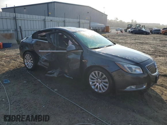 2011 Buick Regal CXL Turbo TO3 with VIN W04GX5GV7B1118109, listed as a Copart auction lot 69244084 with 153,251 mi miles and Salvage Title. Bid and sale history available at DreamBid. Image 4.