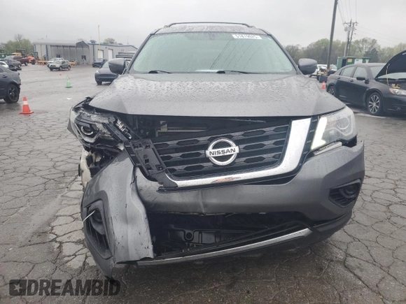 2019 Nissan Pathfinder S with VIN 5N1DR2MN8KC639149, listed as a Copart auction lot 51819025 with 80,056 mi miles and Salvage title. Bid and sale history available at DreamBid. Image 5.