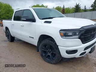 2021 Ram 1500 Big Horn with VIN 1C6SRFFT9MN534553, listed as a IAAI auction lot 42252819 with 73,288 mi miles and . Bid and sale history available at DreamBid. Image 1.