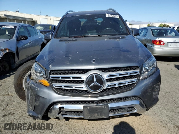 2019 Mercedes-Benz GLS with VIN 4JGDF6EE7KB231942, listed as a Copart auction lot 63784483 with 57,740 mi miles. Bid and sale history available at carsss.com. Image 5.