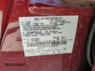 2008 Ford Taurus X Limited z VIN 1FMDK06W98GA36582, wystawiony jako Copart lot #58540015 z przebiegiem 95 228 mil mil oraz Szkoda całkowita • Salvage title. Historia ofert i sprzedaży dostępna na DreamBid. Obrazek 13.