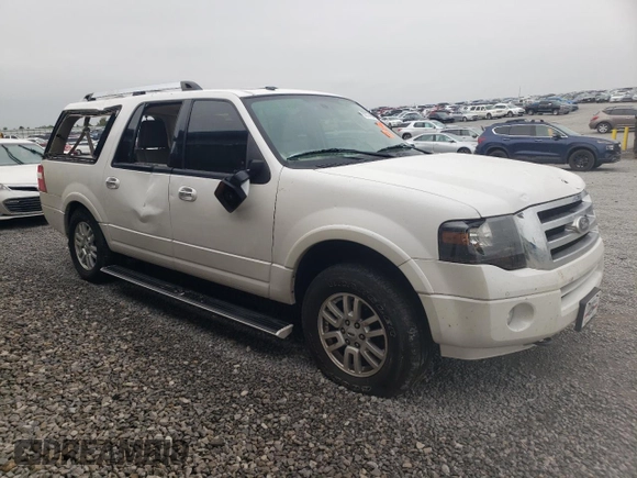 2014 Ford Expedition Max Limited with VIN 1FMJK2A59EEF11748, listed as a Copart auction lot 58237635 with 146,653 mi miles and Clean title. Bid and sale history available at DreamBid. Image 4.