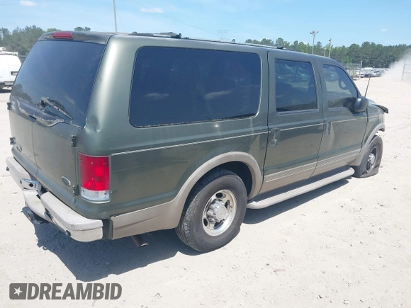2001 Ford Excursion Limited z VIN 1FMNU42S71EA08659, wystawiony jako IAAI lot #42073155 z przebiegiem 393 805 mil mil oraz . Historia ofert i sprzedaży dostępna na DreamBid. Obrazek 4.