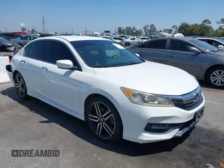 2016 Honda Accord Sport z VIN 1HGCR2F53GA032576, wystawiony jako IAAI lot #42421776 z przebiegiem 89 552 mil mil oraz . Historia ofert i sprzedaży dostępna na DreamBid. Obrazek 1.