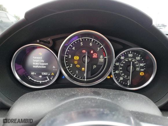 2019 Mazda MX-5 Miata RF Grand Touring with VIN JM1NDAM75K0311031, listed as a Copart auction lot 81381883 with 5,363 mi miles. Bid and sale history available at carsss.com. Image 9.