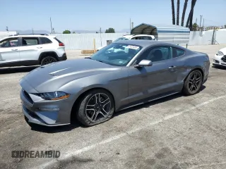 2021 Ford Mustang EcoBoost with VIN 1FA6P8TH2M5127983, listed as a Copart auction lot 61433405 with 52,953 mi miles and Salvage title. Bid and sale history available at DreamBid. Image 1.