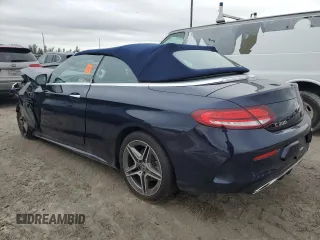 2023 Mercedes-Benz C 300 with VIN W1KWK8DB4PG126089, listed as a Copart auction lot 87676775 with 17,033 mi miles and Non Repairable. Bid and sale history available at DreamBid. Image 2.