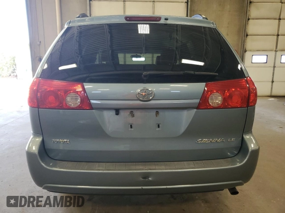 2007 Toyota Sienna CE with VIN 5TDZK23C47S082566, listed as a Copart auction lot 54126205 with 0 mi miles and Salvage Title. Bid and sale history available at carsss.com. Image 6.