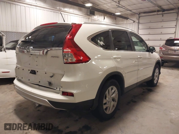 2015 Honda CR-V EX-L with VIN 5J6RM4H75FL030360, listed as a IAAI auction lot 41833439 with 81,576 mi miles. Bid and sale history available at carsss.com. Image 4.