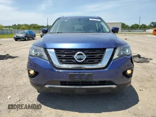 2019 Nissan Pathfinder S z VIN 5N1DR2MM9KC603901, wystawiony jako Copart lot #56871785 z przebiegiem 48 788 mil mil oraz Szkoda całkowita • Salvage title. Historia ofert i sprzedaży dostępna na DreamBid. Obrazek 5.