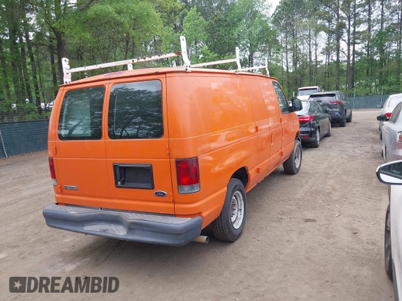 2007 Ford Econoline Cargo Commercial with VIN 1FTNE14WX7DB27840, listed as a IAAI auction lot 42095717 with 209,495 mi miles and . Bid and sale history available at DreamBid. Image 4.