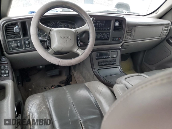 2001 GMC Yukon Denali z VIN 1GKEK63U01J287101, wystawiony jako Copart lot #43659115 z przebiegiem Nie podano mil oraz Szkoda całkowita • Salvage title. Historia ofert i sprzedaży dostępna na DreamBid. Obrazek 8.