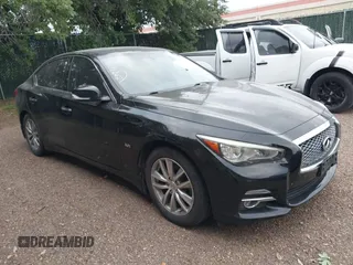 2016 Infiniti Q50 Premium with VIN JN1EV7AP1GM303757, listed as a IAAI auction lot 41967072 with 95,238 mi miles and . Bid and sale history available at carsss.com. Image 1.