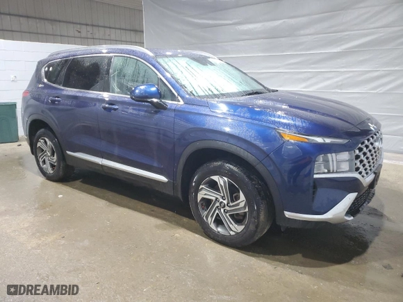 2021 Hyundai Santa Fe SEL with VIN 5NMS2DAJ4MH343532, listed as a Copart auction lot 50032955 with 49,436 mi miles and Clean Title. Bid and sale history available at carsss.com. Image 4.