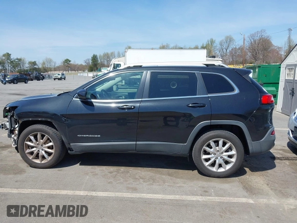 2015 Jeep Cherokee Limited with VIN 1C4PJMDS9FW711040, listed as a IAAI auction lot 41904050 with 137,742 mi miles. Bid and sale history available at carsss.com. Image 14.