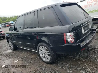 2012 Land Rover Range Rover HSE Lux with VIN SALMF1D49CA374956, listed as a Copart auction lot 59733835 with 113,390 mi miles and Salvage title. Bid and sale history available at DreamBid. Image 2.