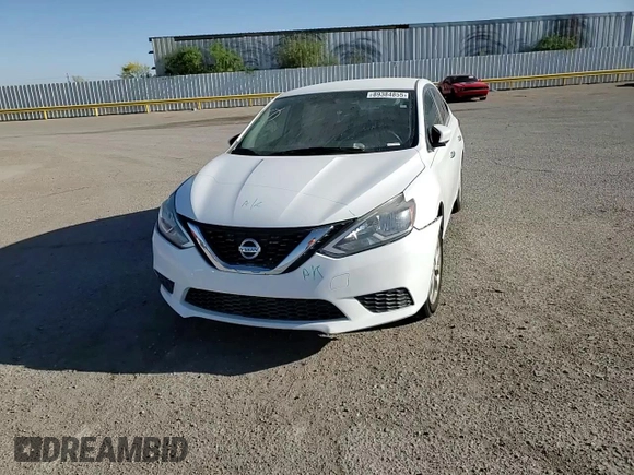 2017 Nissan Sentra S with VIN 3N1AB7AP7HY261908, listed as a Copart auction lot 89384855 with 151,865 mi miles and Salvage title. Bid and sale history available at DreamBid. Image 10.