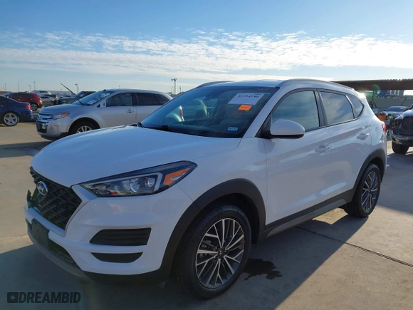 2020 Hyundai Tucson Sport with VIN KM8J33AL8LU251329, listed as a IAAI auction lot 41254246 with 61,626 mi miles. Bid and sale history available at carsss.com. Image 17.