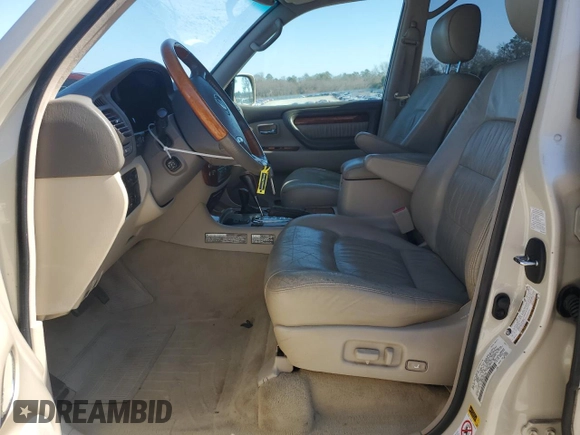 2004 Lexus LX 470 z VIN JTJHT00W743547721, wystawiony jako Copart lot #43739705 z przebiegiem 231 378 mil mil oraz Szkoda całkowita • Salvage title. Historia ofert i sprzedaży dostępna na DreamBid. Obrazek 7.